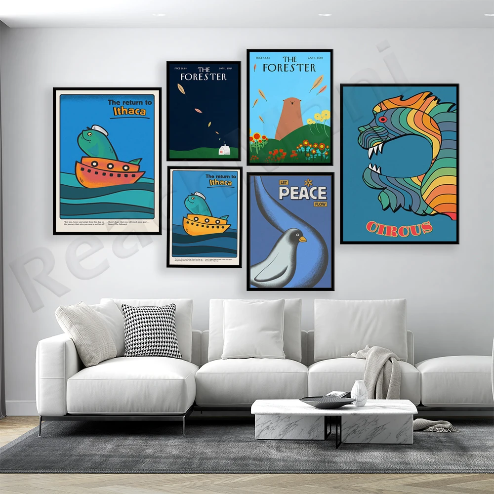Japanese lion circus print, fi - Japanese Life Quotes ulasan dan harga